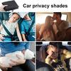 Набор из 3 штор для защиты от посторонних глаз для автомобиля, внедорожника, фургона - Включает 1 перегородку для заднего сиденья и 2 шторы-перегородки для боковых окон для кемпинга и сна