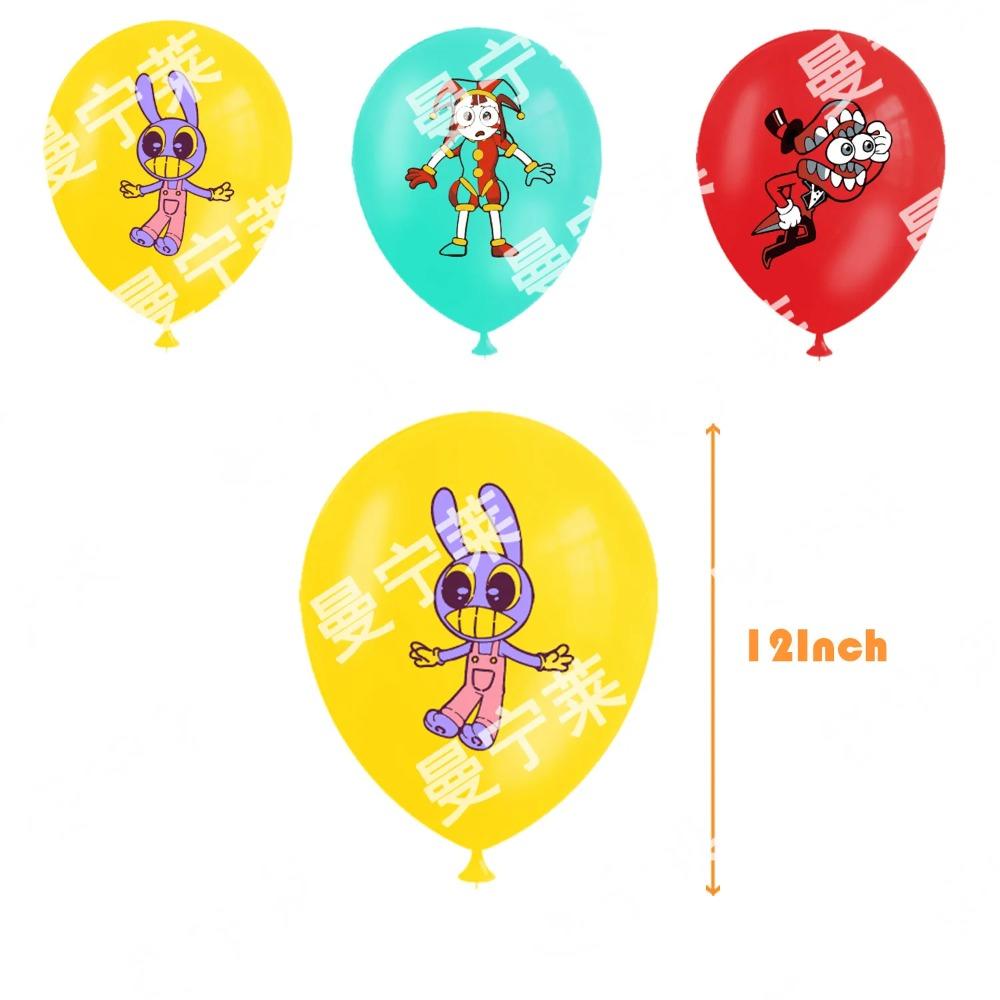 The Amazing Digitals Circus Birthday Balloons Kids Anime Digit 1-9 Party Ballon Gender Reveal Baby Shower Decor Children Gift