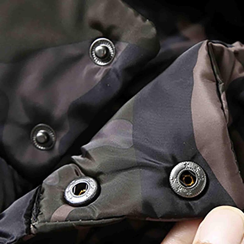 Мужской камуфляжный зимний жилет с капюшоном, легкая жилетка без рукавов с принтом, зимний теплый жилет для улицы