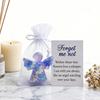 Angel Figurine Keepsake Forget Me Not Angel Memorial Gift Sympathy Bereavement Angel Ornament with Warm Message Card Grieving Keepsake for Loss
