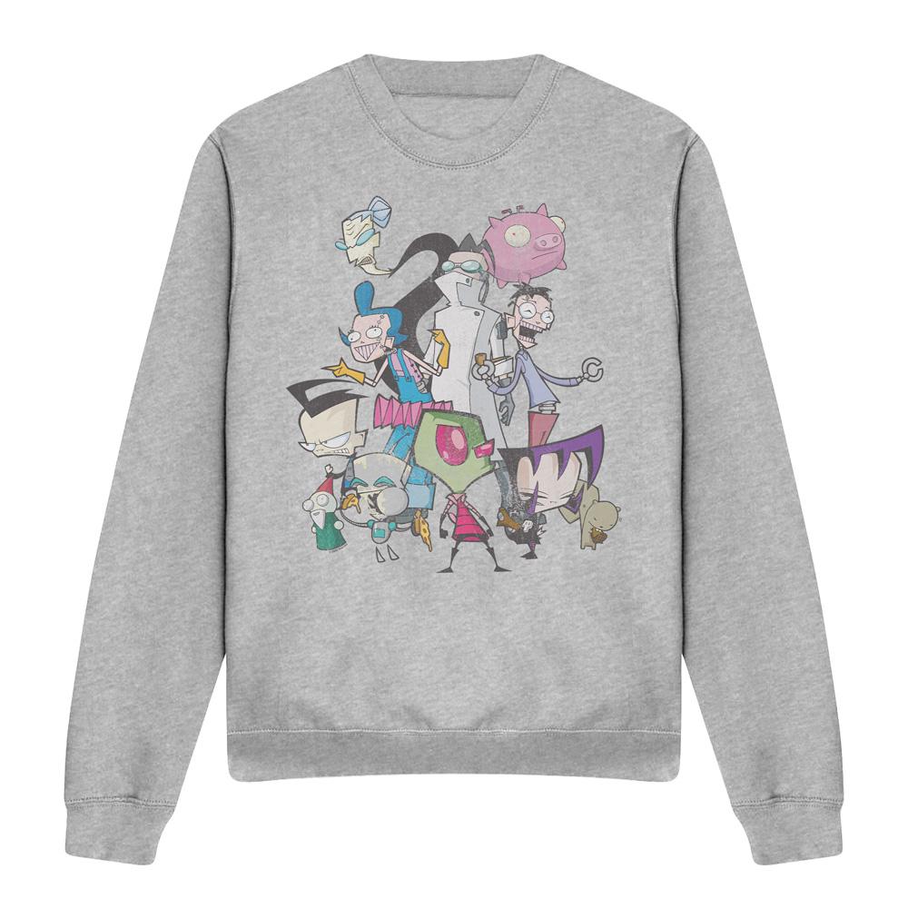 Invader Zim Unisex Adult Group Shot Sweatshirt