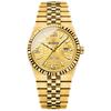 BINBOND Men's Quartz Watch Classic Style Waterproof Luminous Date Display Stainless Steel Wristwatch For Male