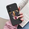 Для Samsung Galaxy A17 A56 A55 A54 Чехол Милый Цветочный Золотой Буква Алфавита Чехол для Телефона Силиконовый Мягкий Fundas Оболочка TPU Сумки