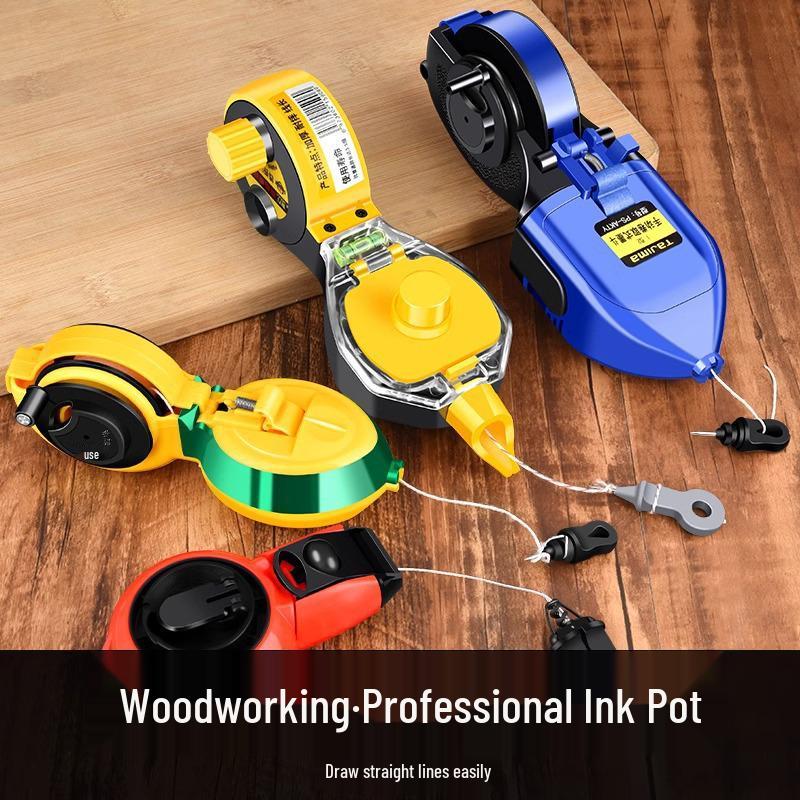 Прочный маркер с чернилами для столярных работ для разметки в строительстве, пластиковый вкладыш, устойчивый к падениям, ручной и автоматический инструмент для рисования линий по дереву