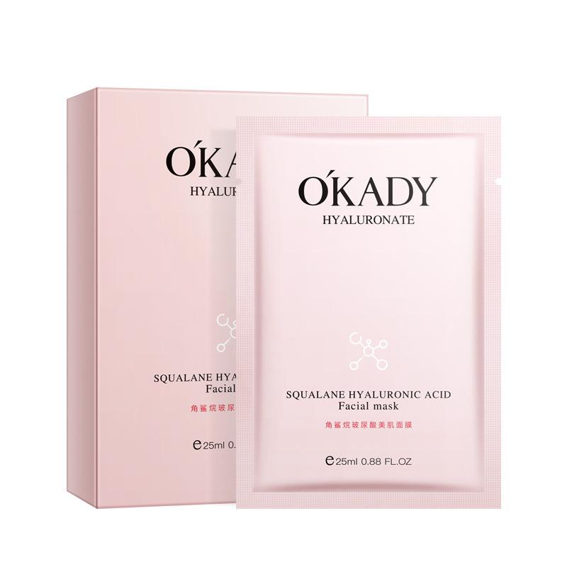 Opay Squalane Hyaluronic Acid Skin Beautifying facial mask Infiltrates Facial Skin, Improves Skin Base and Moisturizes Skin