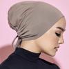 Мусульманская внутренняя шапочка эластичный хиджаб с веревкой регулируемый женский подшлемник