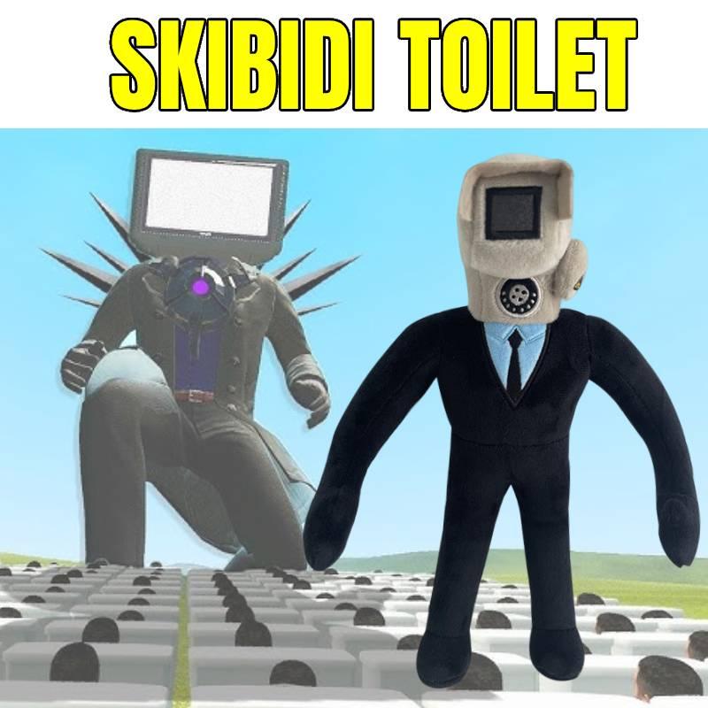 Мягкая и удобная плюшевая игрушка Skibidi Toilet, идеально подходящая для декора и игры