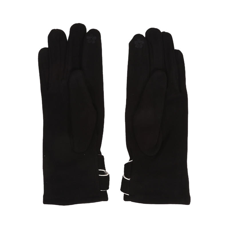 Осень И Зима Однотонные Перчатки С Пальцами Для Женщин Модные И Элегантные Лыжные Теплые И Мягкие Перчатки Для Улицы С Сенсорным Экраном