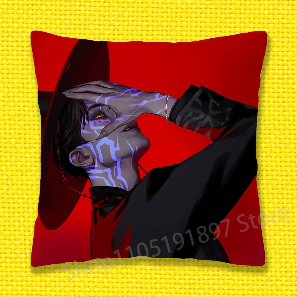 D-Demon H-Hunters Джину Девушка Наволочка Для Подушки 50x50см 40x40см 55x55см 45x45см 30x30см Квадратная Наволочка для Подушки в Спальню