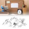 30 Pcs Thumb Tacks, Airplane Push Pins Cute Thumb Push Pins Metal Push Needle Decorative Thumbtacks Map Pins with Clear Box for Cork Board Whiteboard 