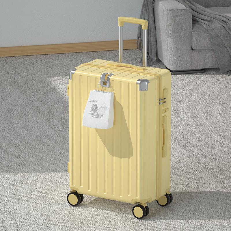 24-Inch Multifunctional Suitcase with Universal Wheels and New Lock System