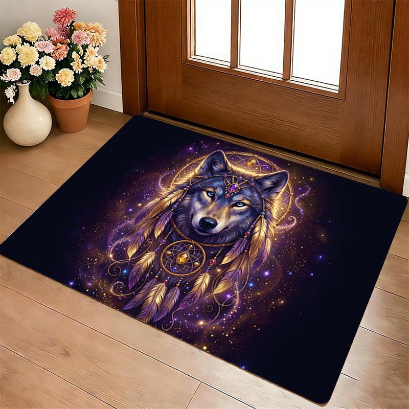 Wolf Dream Living Room Nonslip Area Rug Soft Carpet For Bedroom Game Playroom Sofa Office Home Decor Doormat Christmas Gift C929724