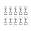Sets Mini Ultra-small Metal 14mm Belt Buckle Shoes Accessories Doll Bags Buckles Diy Dolls Buttons
