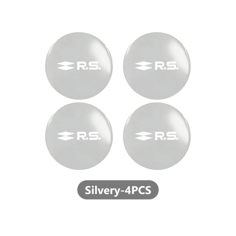 Car Accessories Wheel Center Hub Cap Stickers Dustproof For Renault RS Arkana Line Logan Twingo Dacia Sandero Trafic ScenicF