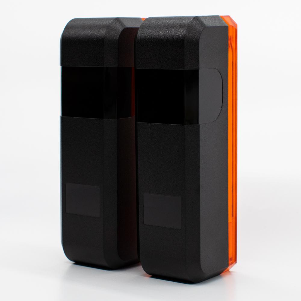 12-24В 180° Фотоэлектрический датчик для автоматических ворот, гаражных барьеров, дверей. Детектор с сигнальной лампой. Фотоэлемент. Инфракрасный лучевой датчик.