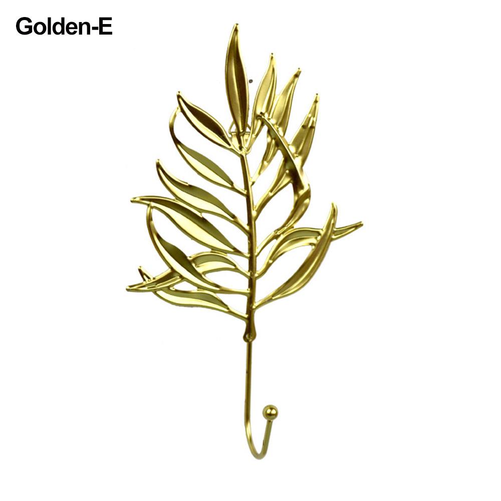 Organization For Towel Clothes Leaf Shape Hanging Storage Rack Wrought Iron Hook Wall Hanger