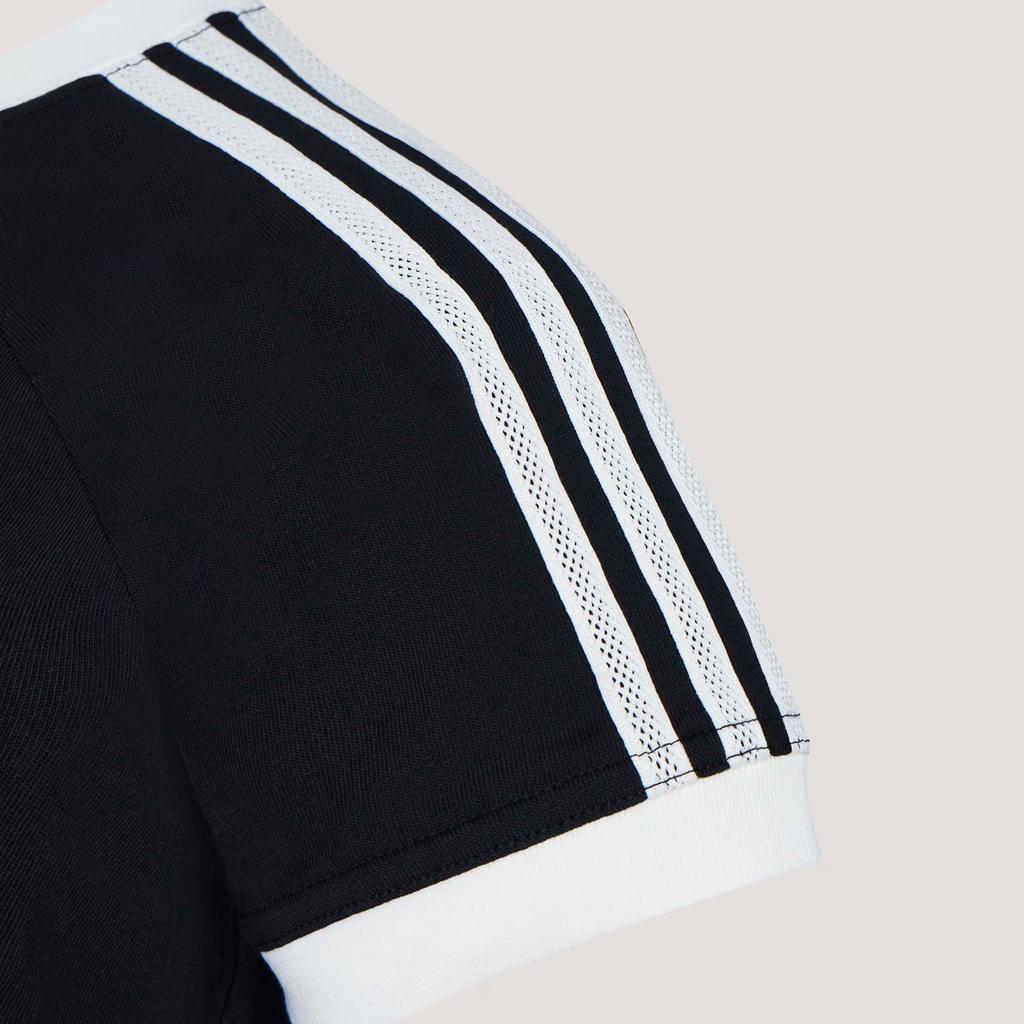 adidas Оригинальная спортивная вязаная футболка с коротким рукавом Женские топы KX7969