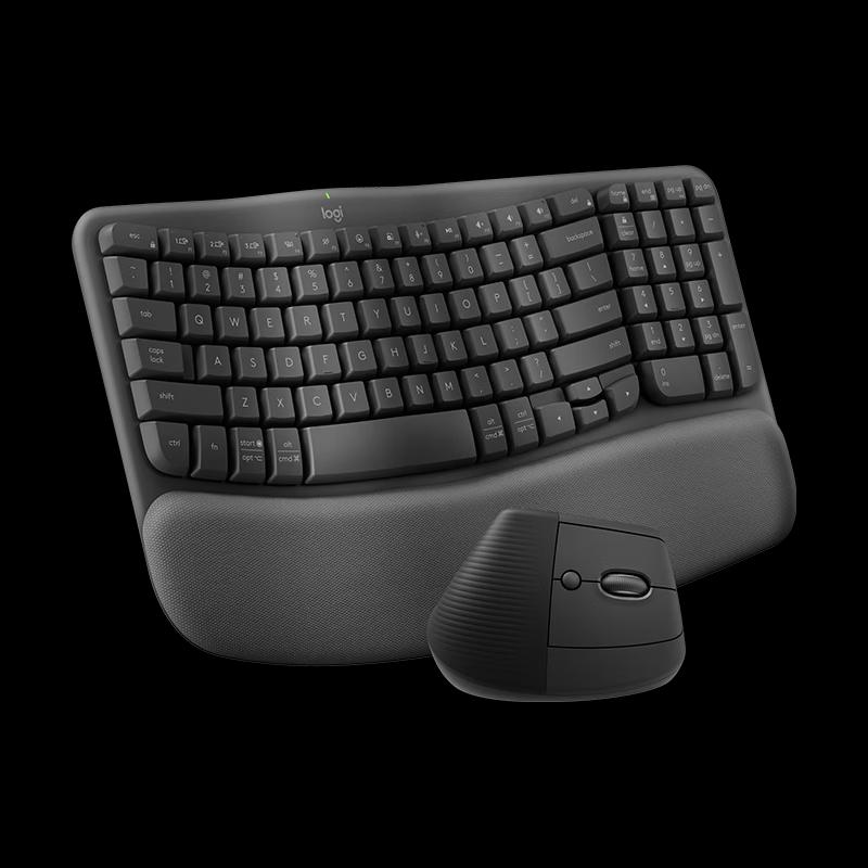 Беспроводной эргономичный набор клавиатура + мышь Logitech Wave Combo