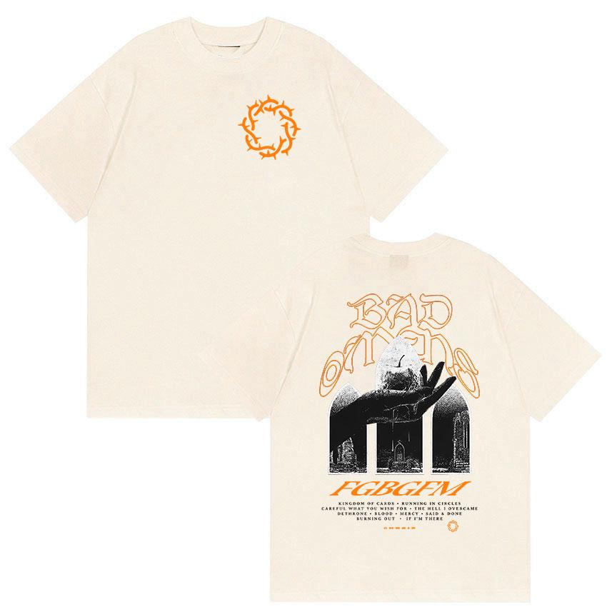 Rock Band Bad Omens Tour 2026 Graphic T Shirt Men Women Vintage High Quality Fashion Tshirts Tops 100 Cotton Oversized Tshirt