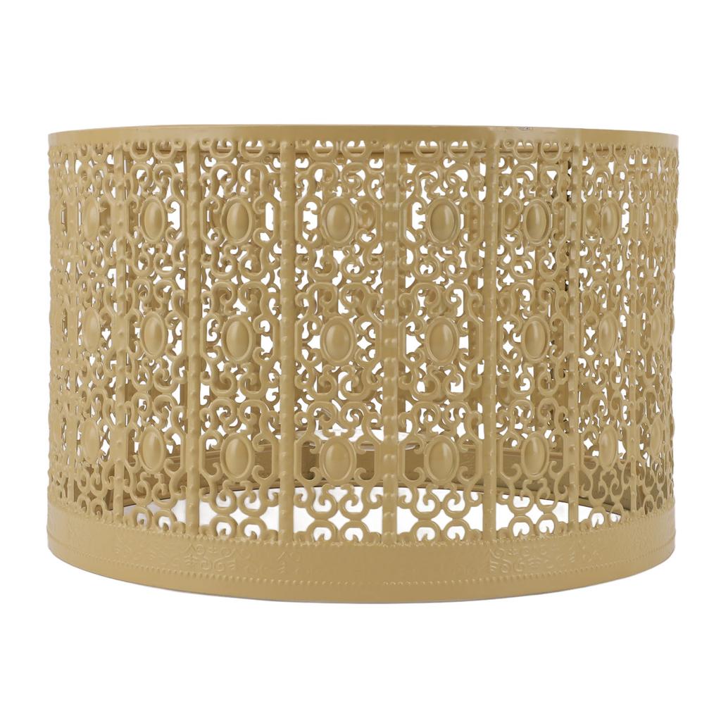 Lamp Shade Hollow Out Metal E27 E14 Clip On Easy Installation Durable Lamp Cover for Table Bedroom