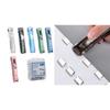 Multifunctional File Clamp Dispenser Handheld Paper Clamp Dispenser 40-50 Sheets Capacity Metal Paper Clamp File Clip