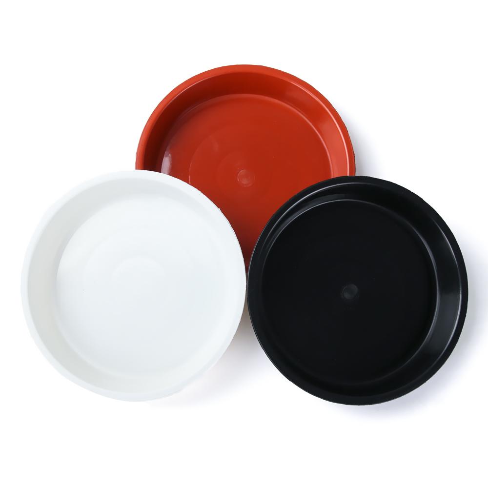 3Pcs Heavy Duty Durable Round Drip Trays Plant Saucer Indoor Outdoor Plastic Tray Saucers
