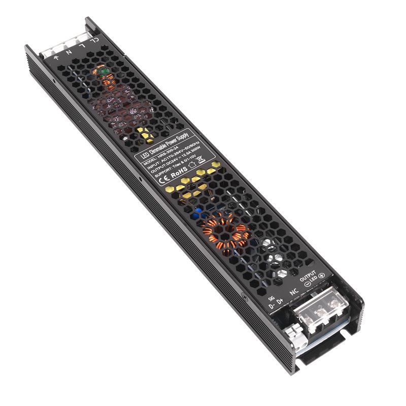 0-10V Thyristor Dimming Power Supply: 12V/24V, 60W-300W Range