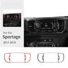 Настоящая мягкая карбоновая наклейка для Kia Sportage 2017 2018 2019 LHD RHD Автомобильные центральные аксессуары для отделки интерьера, вентиляционные отверстия.