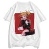 Erkaklar Senpay Anime Qiz Nerdy Modal Oq Printli Futbolka Ayollar Manga Streetwear Futbolka
