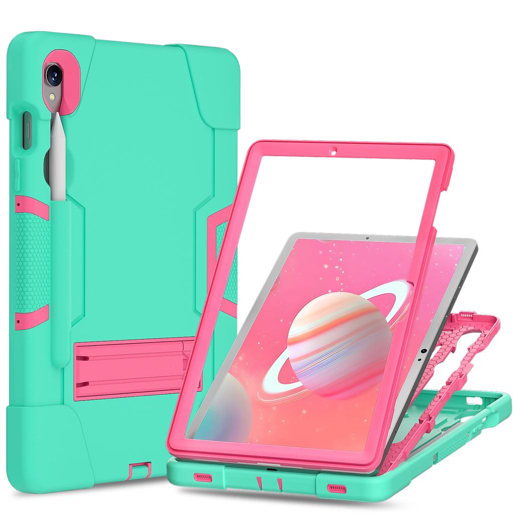 Силиконовый защитный чехол для Tab S9 Kids — полное покрытие, три защиты от столкновений, 11 дюймов, выпуск 2023 года.
