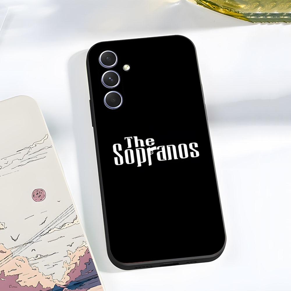 Чехол для телефона T-The S-Sopranos для Samsung A56 A36 A26 A16 A15 A25 A35 A55 A14 A34 A24 A54 Черный Мягкий