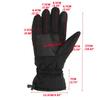 Upgrade Electric Heated Gloves Outdoor Skiing 5 Level Temperature Adjustment Winter Warm Gloves Waterproof Bike 35-55 Degree