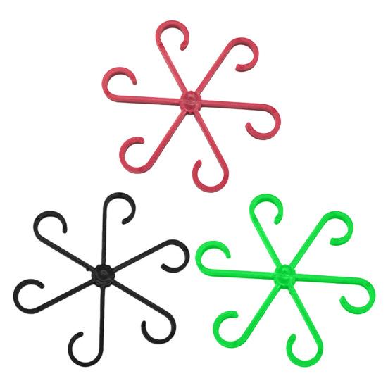 8 шт. зажимы для растений, поддерживающие зажимы, защищенные пластиковые зажимы для виноградных растений, водонепроницаемые износостойкие опоры для стеблей, многоразовые для внутреннего и наружного использования