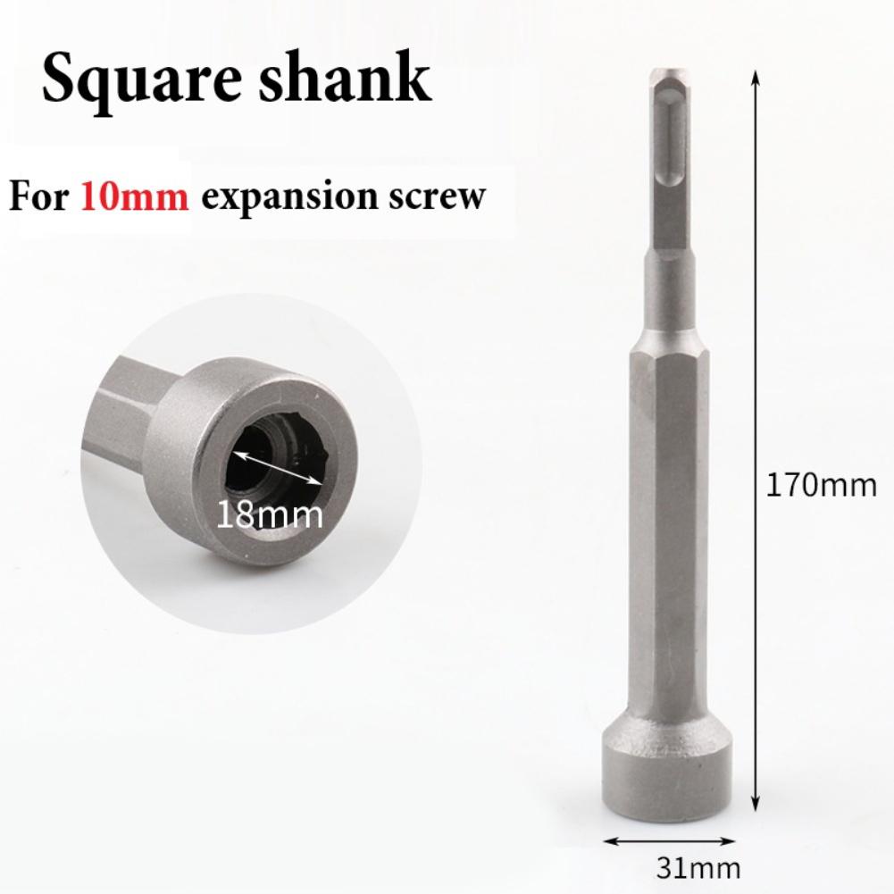 Expansion Anchor Socket Tool Rotary Hammer Dual-Function Tool 40Cr Steel Construction Precise Hammering Action