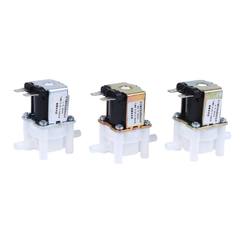 Electric Plastic Solenoid For Valve Dc12V 24V 36V 48V Ac110V 220V 1/4" Normal Closed Inlet Water Control Valve Controller Switch