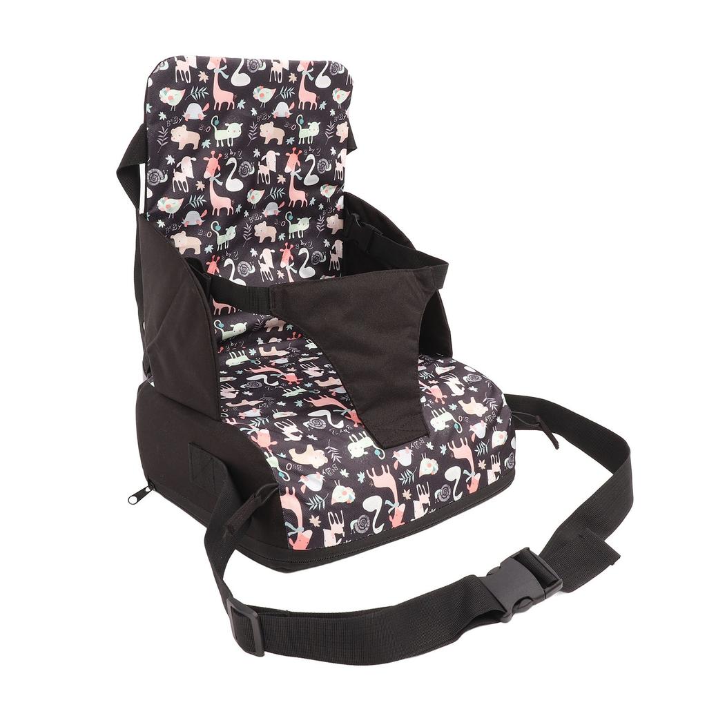 Детский стульчик-бустер, мультяшный портативный складной стульчик-бустер для малышей, для ужина с жирафами