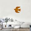 Художественная деревянная скульптура ласточки, настенное панно, деревянная статуэтка птицы, табличка-украшение для детской спальни, детской комнаты