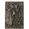 Блокнот Magic Notebook 3D тисненый кожаный винтажный блокнот с драконом и замком, антикварный блокнот с кожаной обложкой [Magic Sedona] (бронза) Дневник/Запись