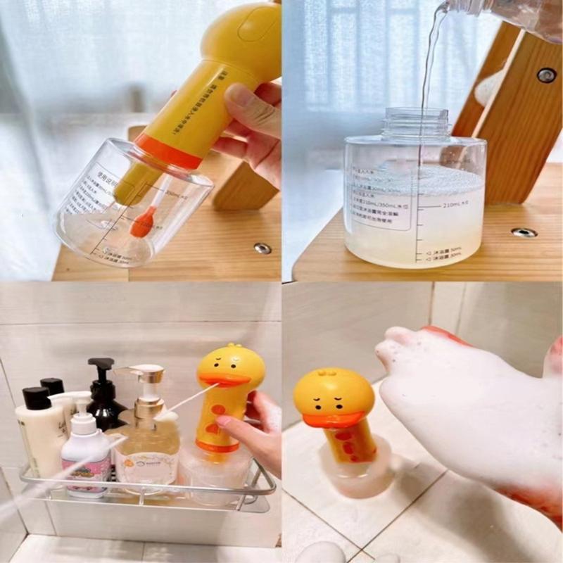 Automatic Pet Bath Foam Machine Electric Dog Soap Dispenser USB Rechargeable