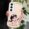 Lovely Cute Girl Soft Phone Cover for Samsung Galaxy A52 A73 A12 A11 S24 Ultra 5G S23 S22 S21 S20 FE Wave Edge Shockproof Protective Rubber Case