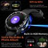 Новые встроенные умные часы с настоящим GPS, HD, для мужчин, для улицы, с альтиметром, батарея 1000 мАч, память 4 ГБ, водонепроницаемость 10 АТМ, Bluetooth-звонки, спорт, фитнес, модные умные часы