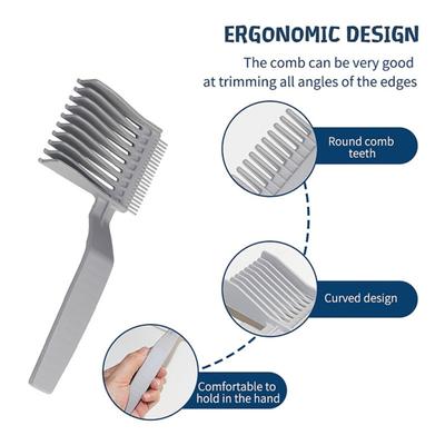 Yousheng Fade Comb Professional Hair Cutting Comb Antistatic Heat Resistant Ergonomic Design Fade Comb Men Accessories