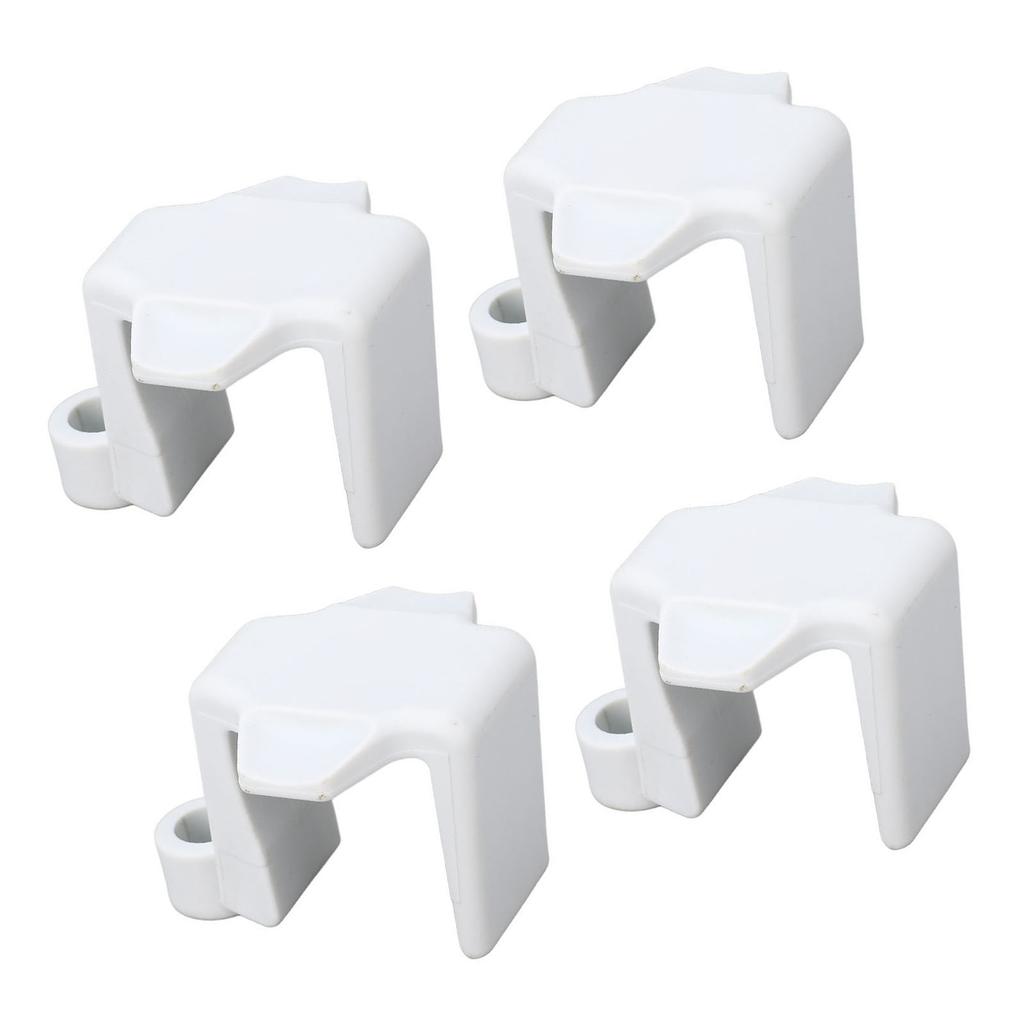 4pcs Boat Bumper Clips Nylon Pontoon Boat Bumper Hangers Cleats for 1 To 1.25 Inch Square Rails