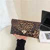 Temperament Leopard Print Clutch Bag New Popular Fashion Simple Texture Beautiful Simple Square Bag
