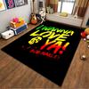 Colorful Bob Marley Carpet with "I Wanna Love Ya" Text Design Suitable for use as an anti-slip for living room bedroom sofas