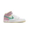 Детские кроссовки Air Jordan 1 Mid SE GS Ice Cream White Arctic-Punch Pale-Vanilla DD1666-100