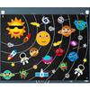 Space Felt Board Toys Early Education DIY Material Home Children Wall Games Decorations Trainin K1B5