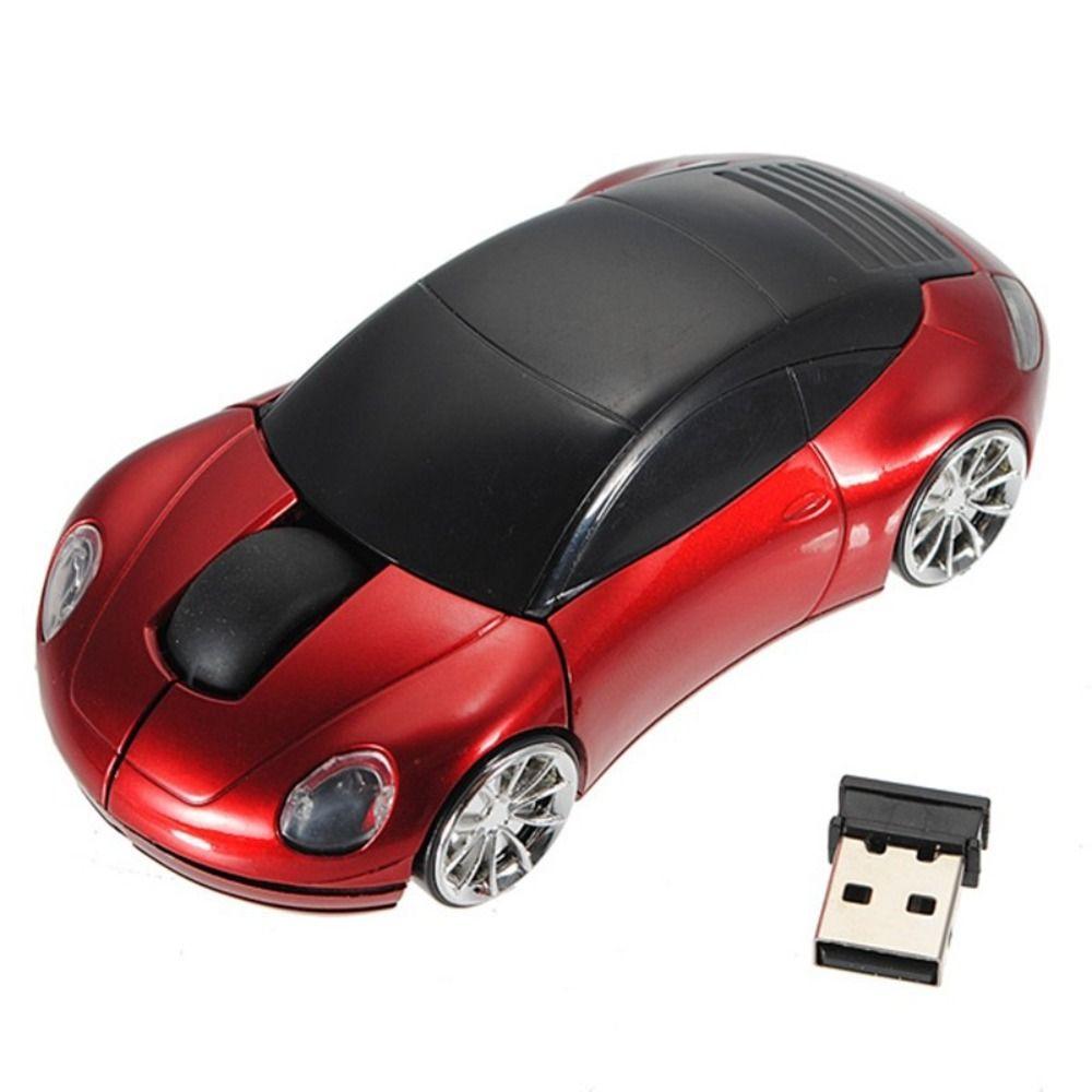USB Прокрутка Спортивный автомобиль Беспроводная мышь Мультяшная беспроводная мышь для ноутбука/ПК Пад Компьютер ПК Ноутбук