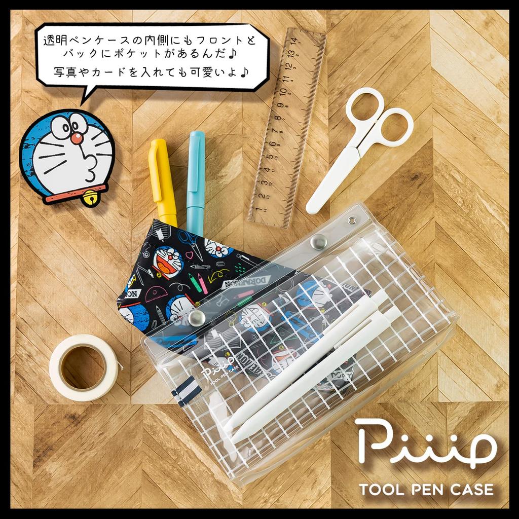 Showa Note Peep Doraemon Pencil Pattern 174214005 Case, A,