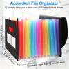 1 шт. 13 карманов сумка-гармошка портативная А4 расширяющаяся папка-органайзер Радужный ящик для хранения документов счетов квитанций